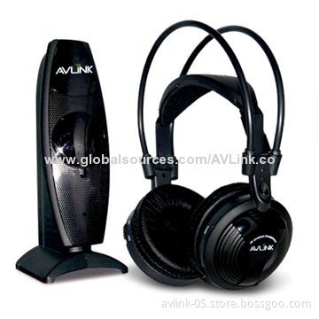 Comfortable Wearing UHF/RF 2.4GHz Wireless Headphones with 100m Operating Distance (in Open Air)